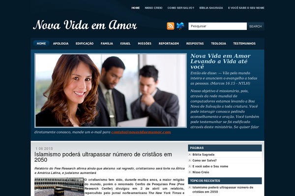 novavidaemamor.com site used Newsmash