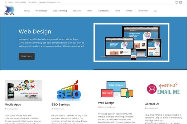 Consultix theme site design template sample