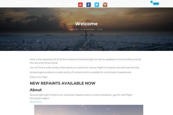 novawing24.com site used Envo-online-store