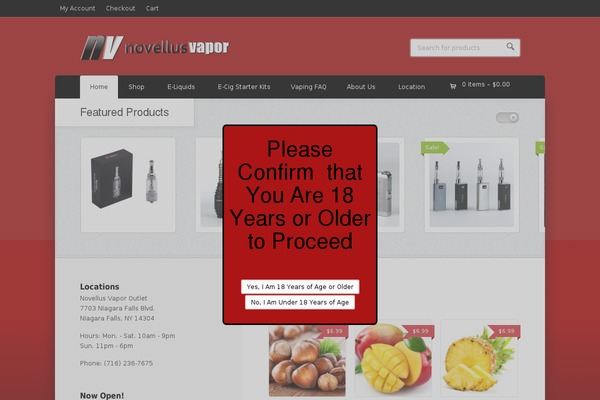 novellusvapor.com site used Wootique