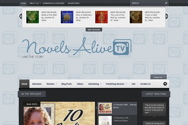 Continuum theme site design template sample