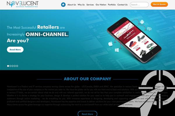 Strata_wp theme site design template sample