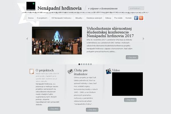 Minimal theme site design template sample