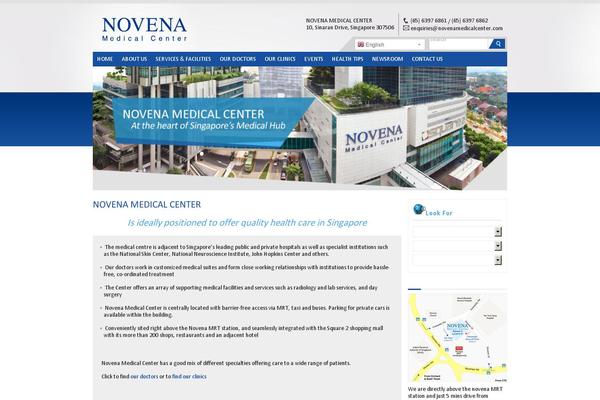 novenamedicalcenter.com site used Novena