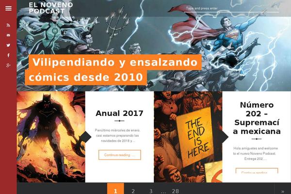 Podcast theme site design template sample
