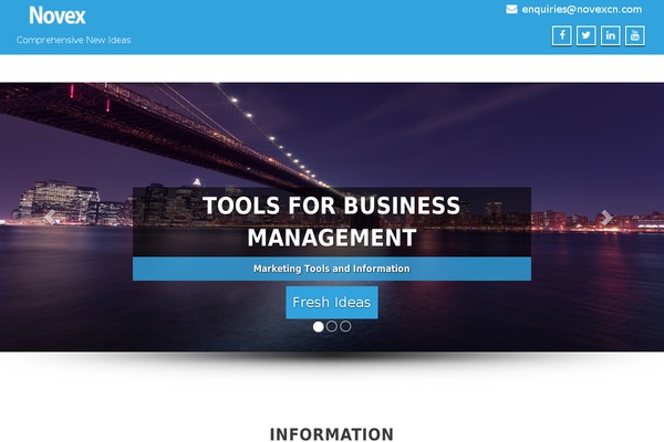 Enigma theme site design template sample