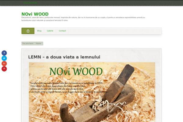 Artificer theme site design template sample