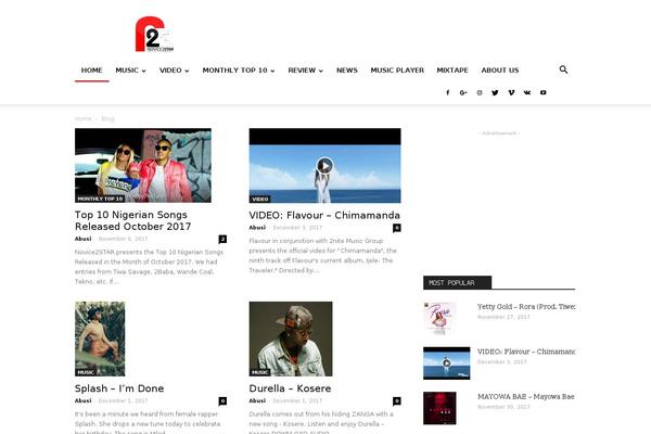 Zox-news theme site design template sample