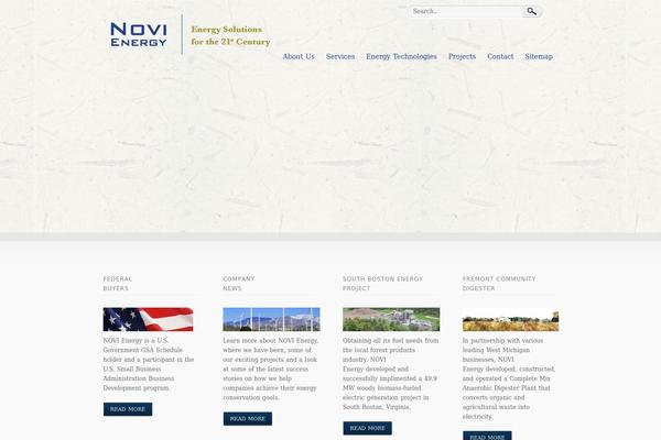 inFocus theme site design template sample