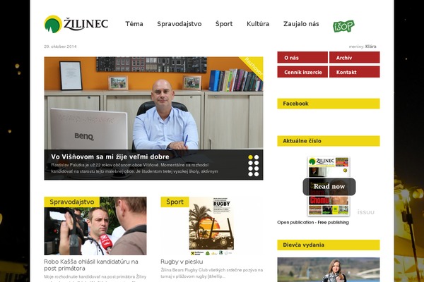 Gonzo theme site design template sample