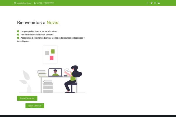 Edubin theme site design template sample