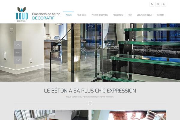Falco theme site design template sample