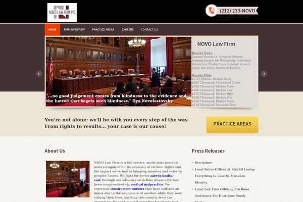 Attorneys theme site design template sample