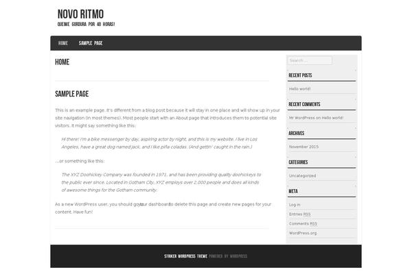 Site using Teeoptimize plugin