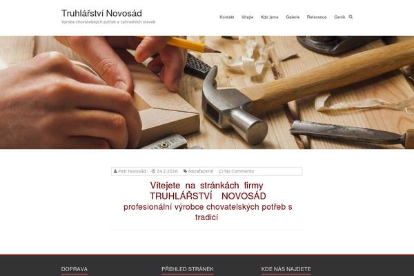 Esteem theme site design template sample