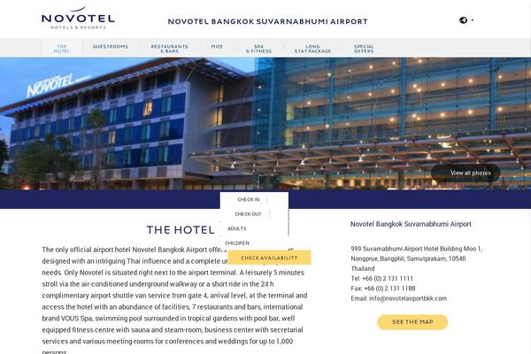 Site using Accor-booking plugin