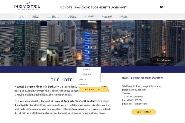 Site using Accor-booking plugin