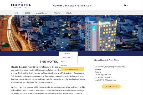 Site using Accor-booking plugin