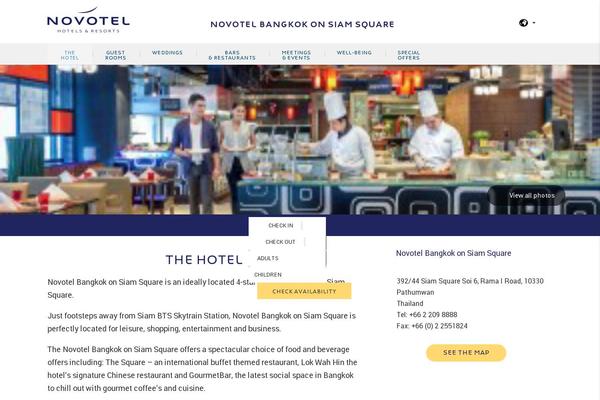 Site using Accor-booking plugin