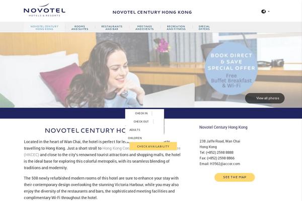Site using Accor-booking plugin