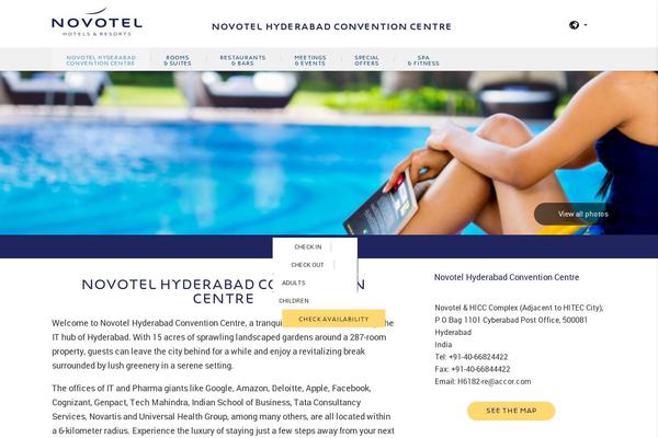 Site using Accor-booking plugin