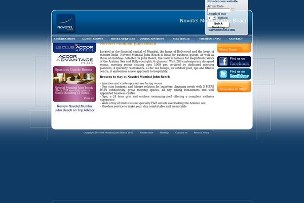 novotelmumbai.com site used Novotel-city