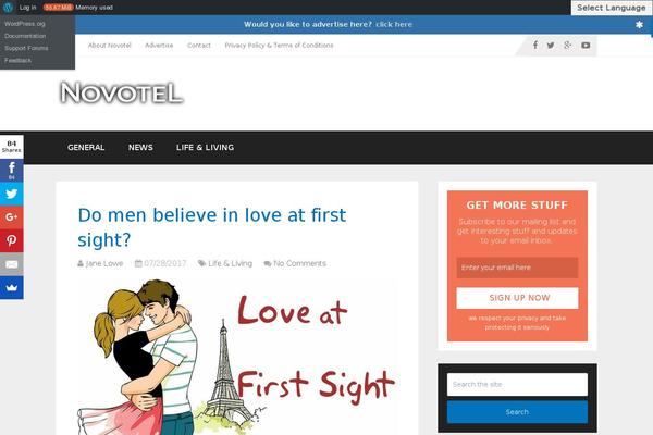 Site using Mts-wp-notification-bar plugin