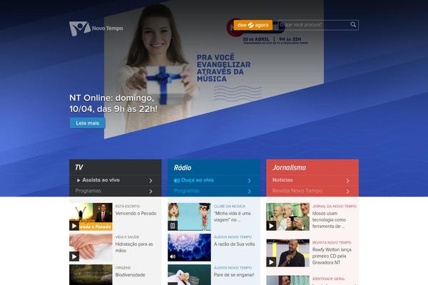 novotempo.com.br site used Principal