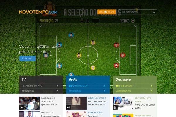 novo-tempo theme websites examples