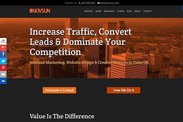 Punch theme site design template sample