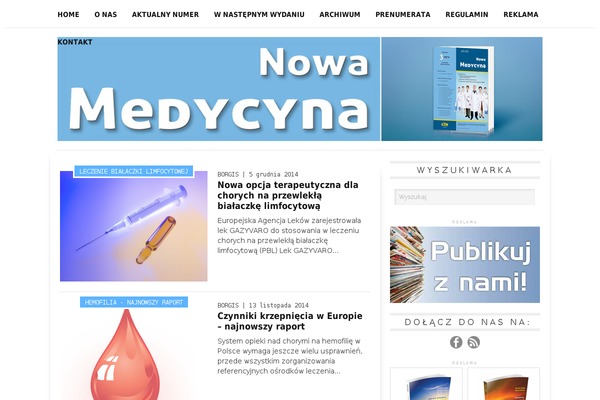 nowamedycyna.pl site used Borgis