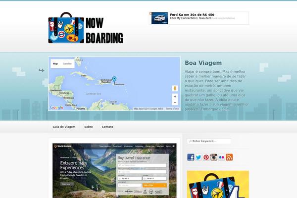 City Guide theme site design template sample