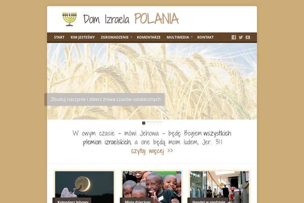 Risen theme site design template sample
