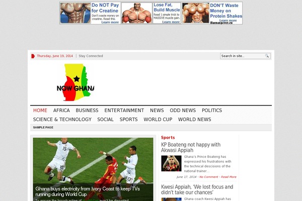 Pc theme site design template sample
