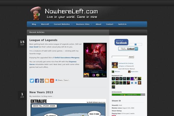 Traction theme site design template sample