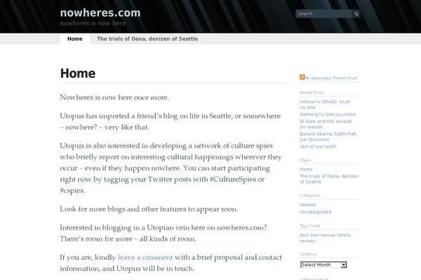 Flow theme site design template sample
