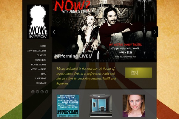 Myriad theme site design template sample