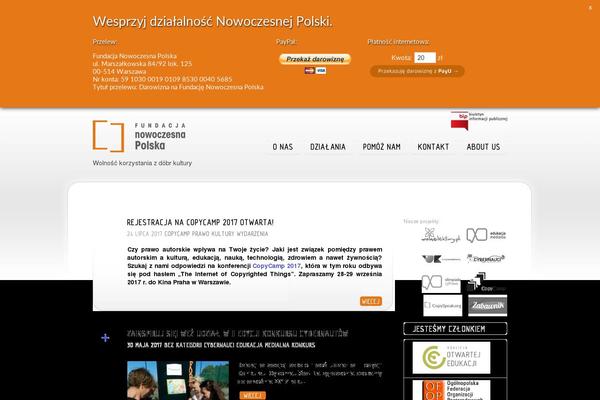 nowoczesnapolska.org.pl site used Koed