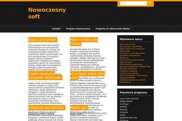 Tiger theme site design template sample