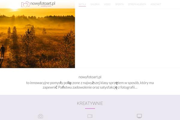 Armada theme site design template sample