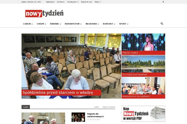 Newspaper Child theme site design template sample