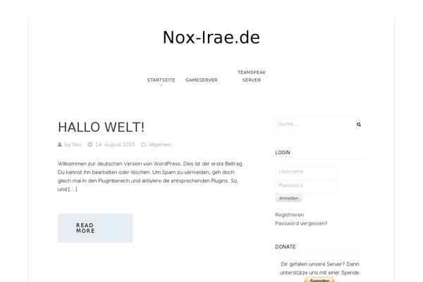 Aileron theme site design template sample