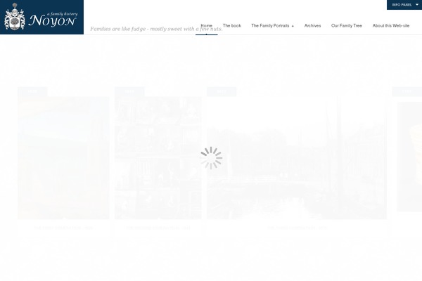 Curator theme site design template sample