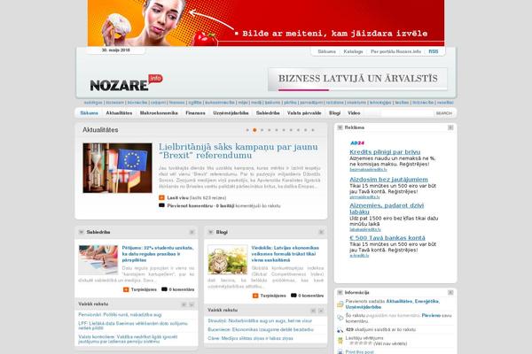 Comfy theme site design template sample