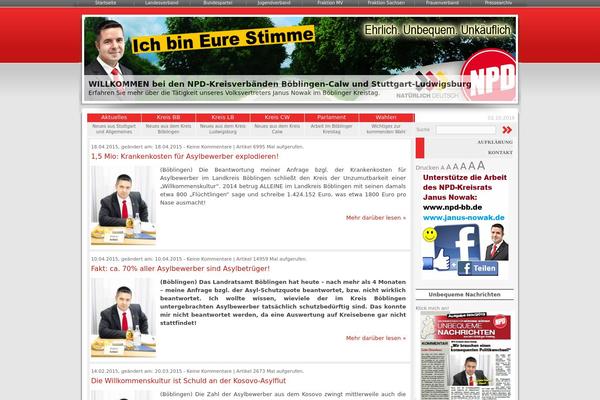 Site using continuous rss scrolling plugin