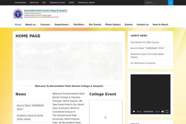 Site using WP News and Scrolling Widgets plugin