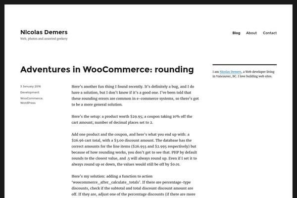 Site using Digg Digg plugin