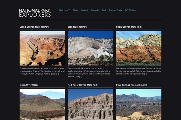 Photoria theme site design template sample