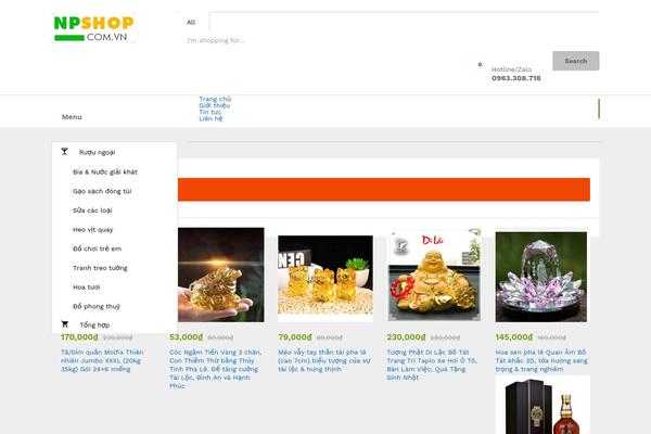 Martfury-child theme site design template sample
