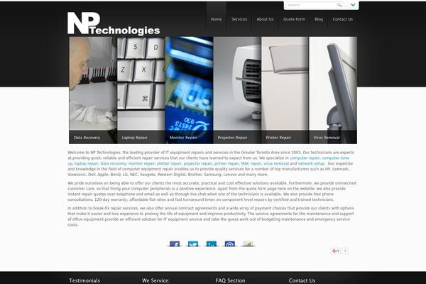 nptechnologies.ca site used Dynamix